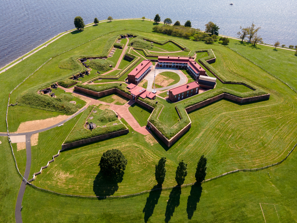 Fort,Mchenry,From,The,Air,,Baltimore