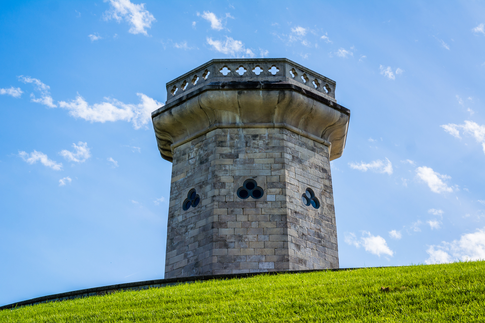 The,Moorish,Tower,At,Druid,Hill,Park,In,Baltimore,,Maryland.